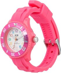 ICE-WATCH - Ice Mini - Wristwatch with Silicon Strap (Extra Small), Pink, Extra small (28 mm), Strap